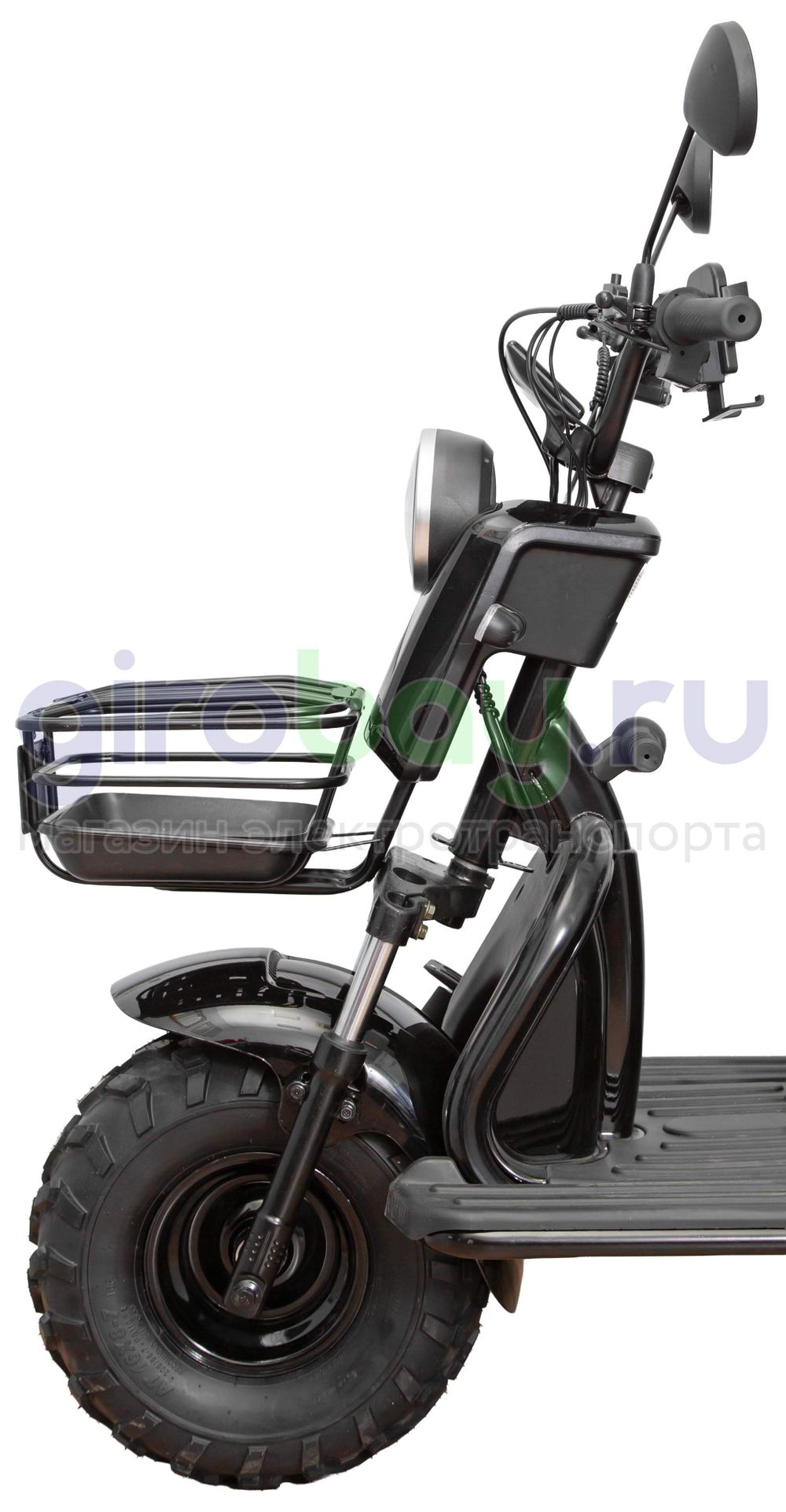 Электротрицикл IKINGI T3 Pro MAX 1000W (60V/30Ah) - Чёрный фото №19
