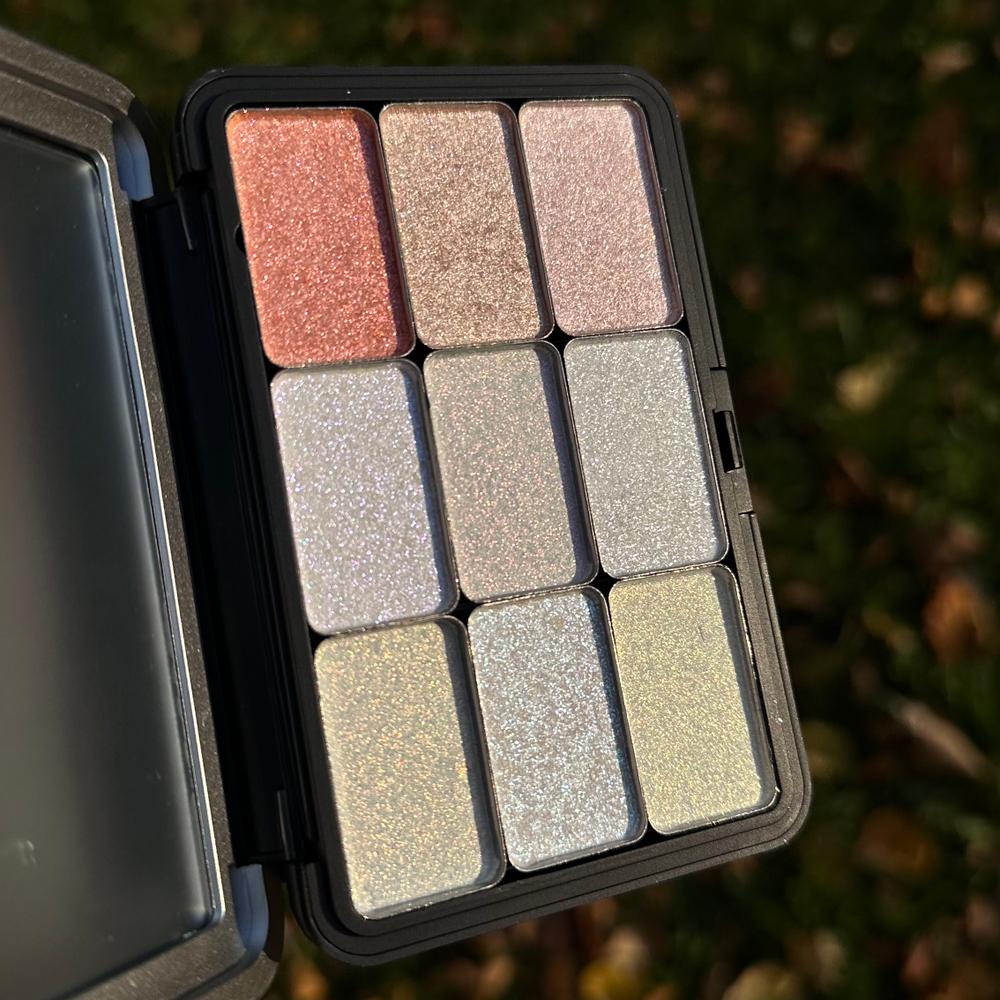 Распил хайлайтеров Kaleidos + Fenty