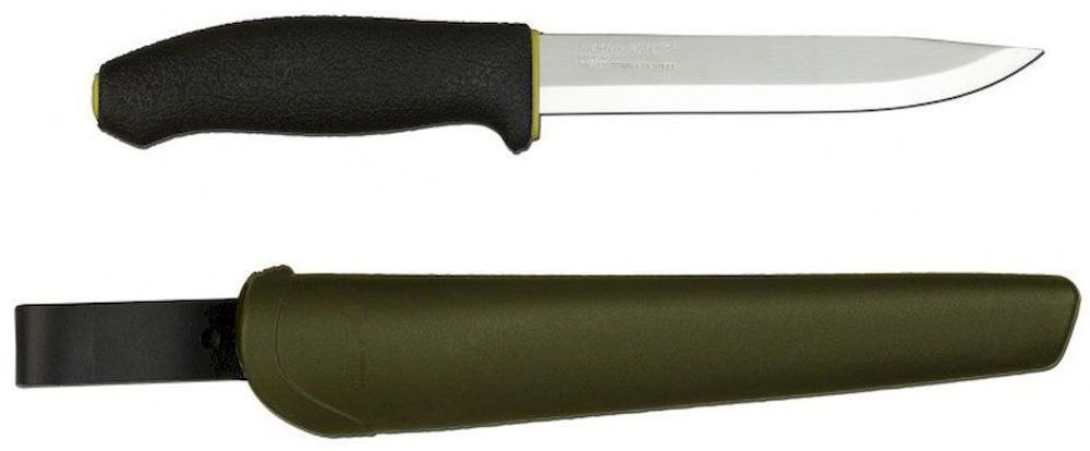 Нож Morakniv 748 MG, нержавеющая сталь, ножны, черный