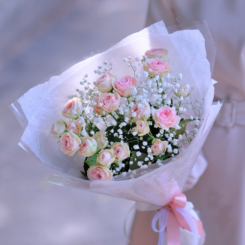 Купить Букет кустовых пионовидных роз Grandmas Finest Katy #586