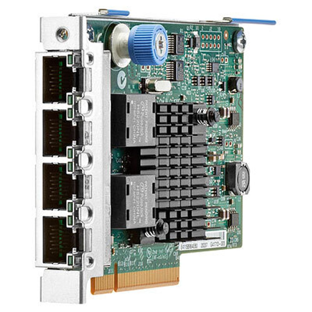 Сетевой адаптер HPE 665240-B21 HP Ethernet 1-GB QP 366FLR Adapter
