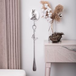 Рожок для обуви Бабочка Эир Античное серебро