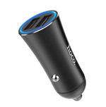 Автомобильный адаптер питания HOCO Z30A  2USB 3.1A (черный)