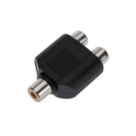 Переходник гнездо RCA - 2 гнезда RCA  REXANT