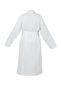 Халат вафельный Abyss & Habidecor Pousada 100 белый