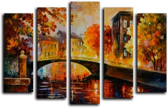 Модульная картина "Река воспоминаний"