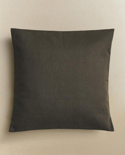 ZARA HOME ОДНОТОННАЯ НАВОЛОЧКА, ХАКИ