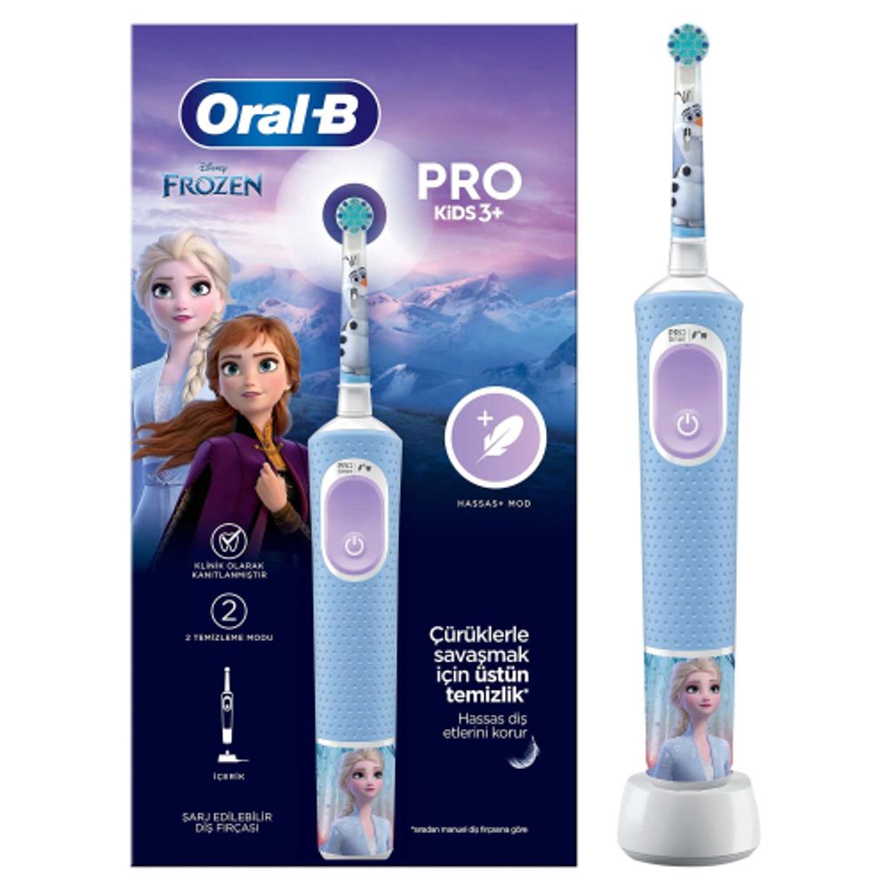 Электрическая зубная щетка ORAL-B Vitality Pro Kids D103 Frozen 2 режима тип 3708