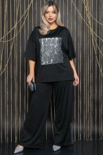 Костюм Наедине со всеми (черный) К12069 LT Collection