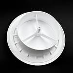 Анемостат вентиляционный 160 мм универсальный из ABS пластика