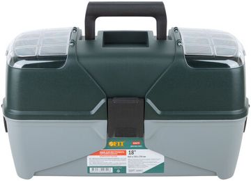 Ящик для инструмента раздвижной пластиковый с 3-мя кантилеверами отделениями 18" ( 465х230х250 мм )