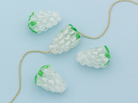 Бусина "Виноград" 23мм, стекло