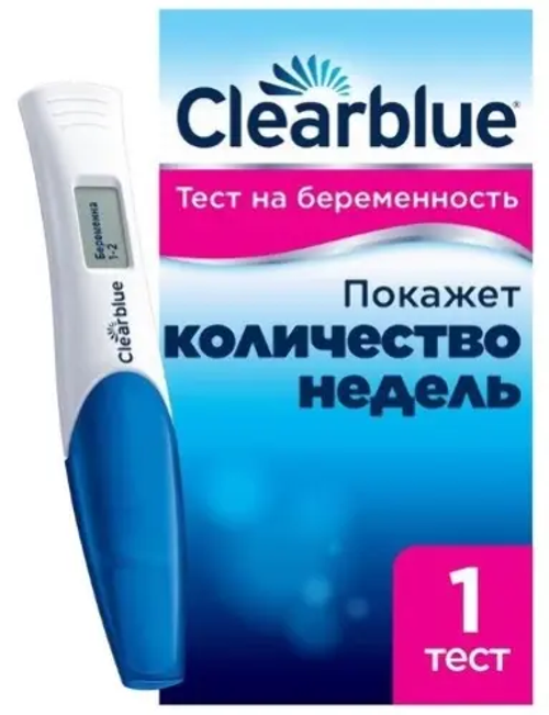 Тест для определения беременности и срока clearblue digital цифровой