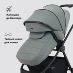 Детская коляска Rant Teo Soft 3 в 1 с автокреслом Evomax Black Olive