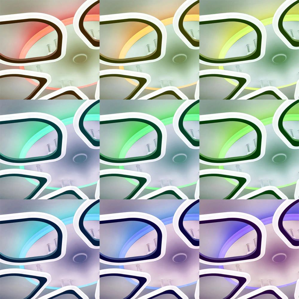 Citilux Ромби Смарт CL236A160E RGB Умная люстра Белая