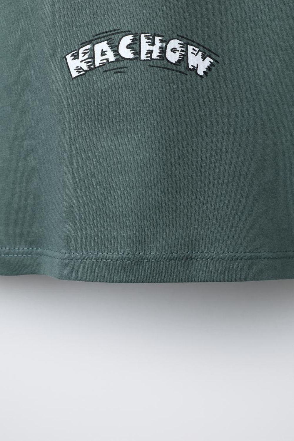 ZARA ФУТБОЛКА С ПРИНТОМ ТАЧКИ МОЛНИЯ МАККУИН © DISNEY, ЗЕЛЕНЫЙ