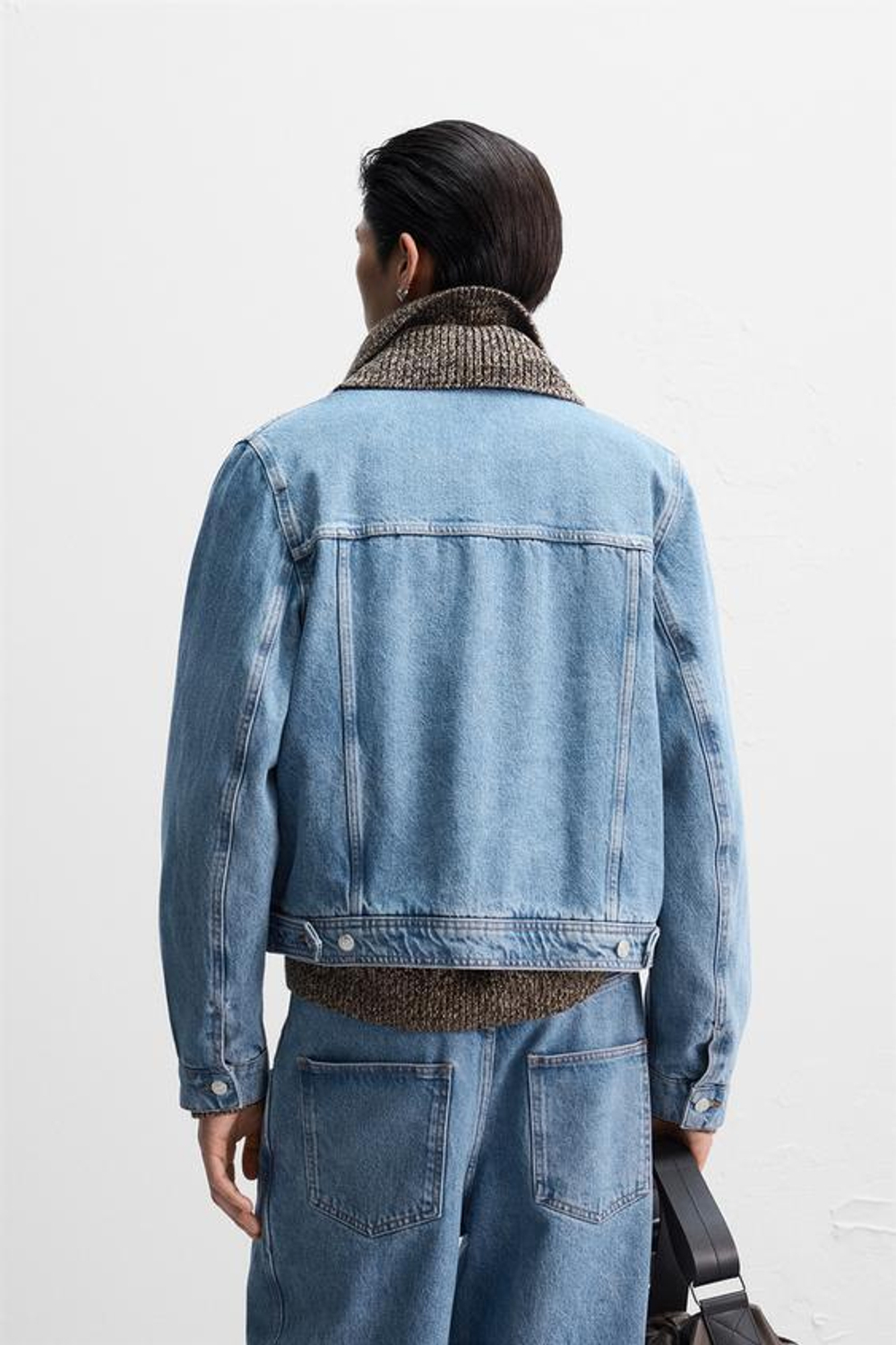 ZARA X NANUSHKA ДЖИНСОВАЯ КУРТКА, СИНИЙ