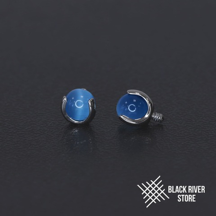 Ball 3-Prongs 4мм SJ 582 Cat's Eye