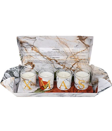 White Xmas Capsule, подарочный набор ароматических свечей, Pernici