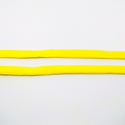 Шнур 6 мм, пустой, плоский, цв.110 лимонный