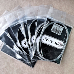 ChiaoGoo, Леска SWIV360, 125 см Large для съемных спиц размера L (готовая длина спиц 150см)