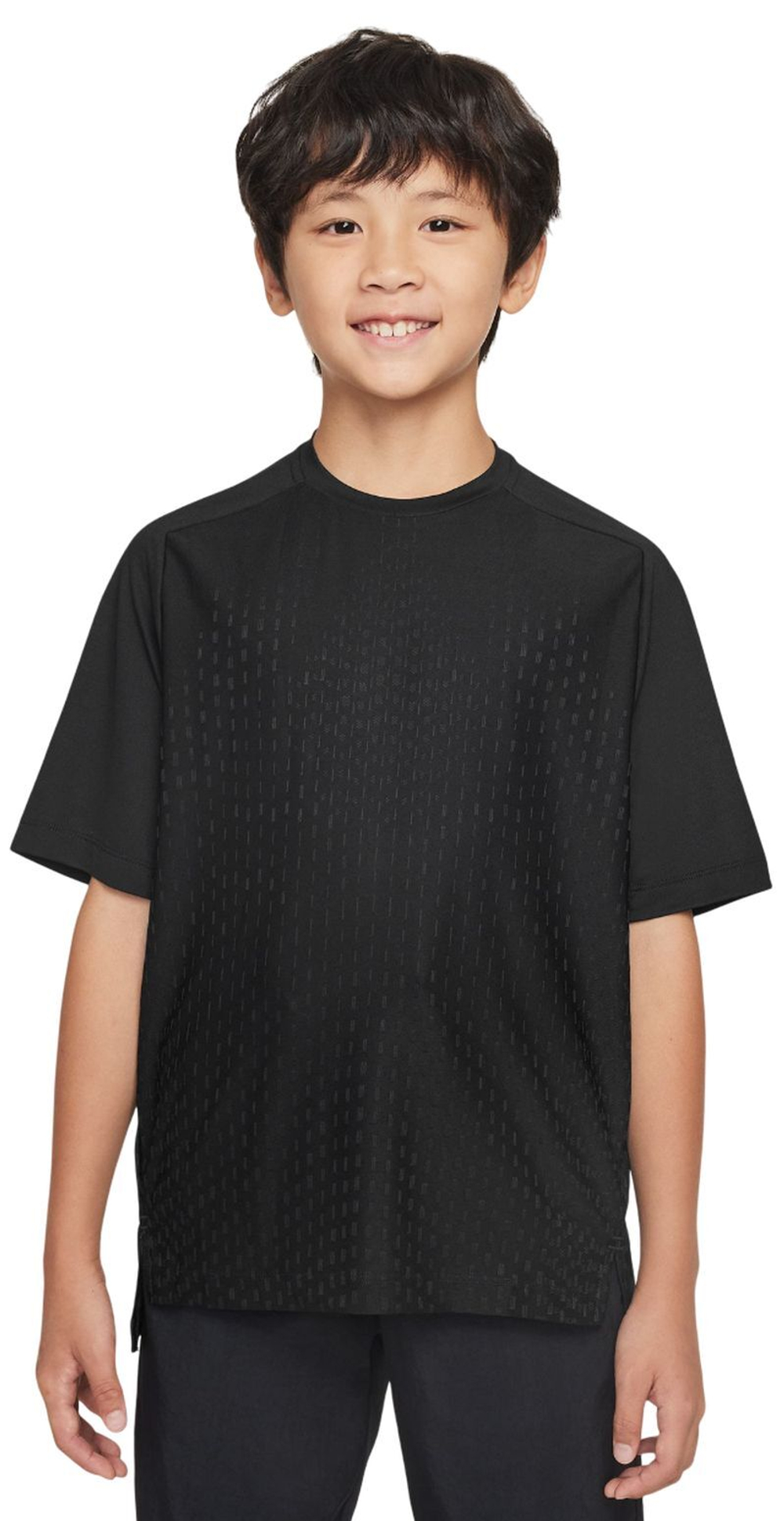 Детская теннисная футболка Nike Multi Kids Dri-Fit ADV Short Sleeve - black/anthracite/white