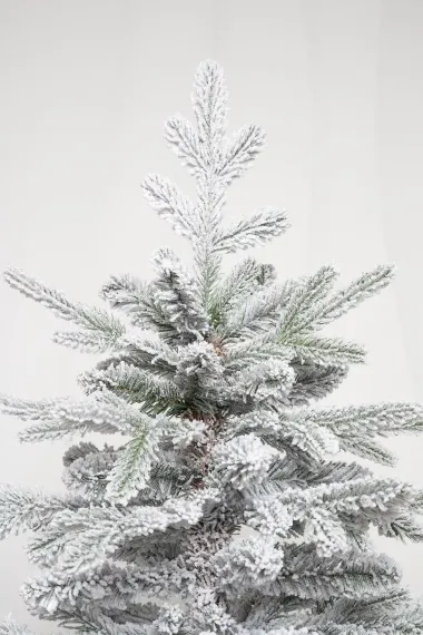 Искусственная елка Сибирская заснеженная 240 см., литая хвоя+ пвх, ЕлкиТорг (66240)