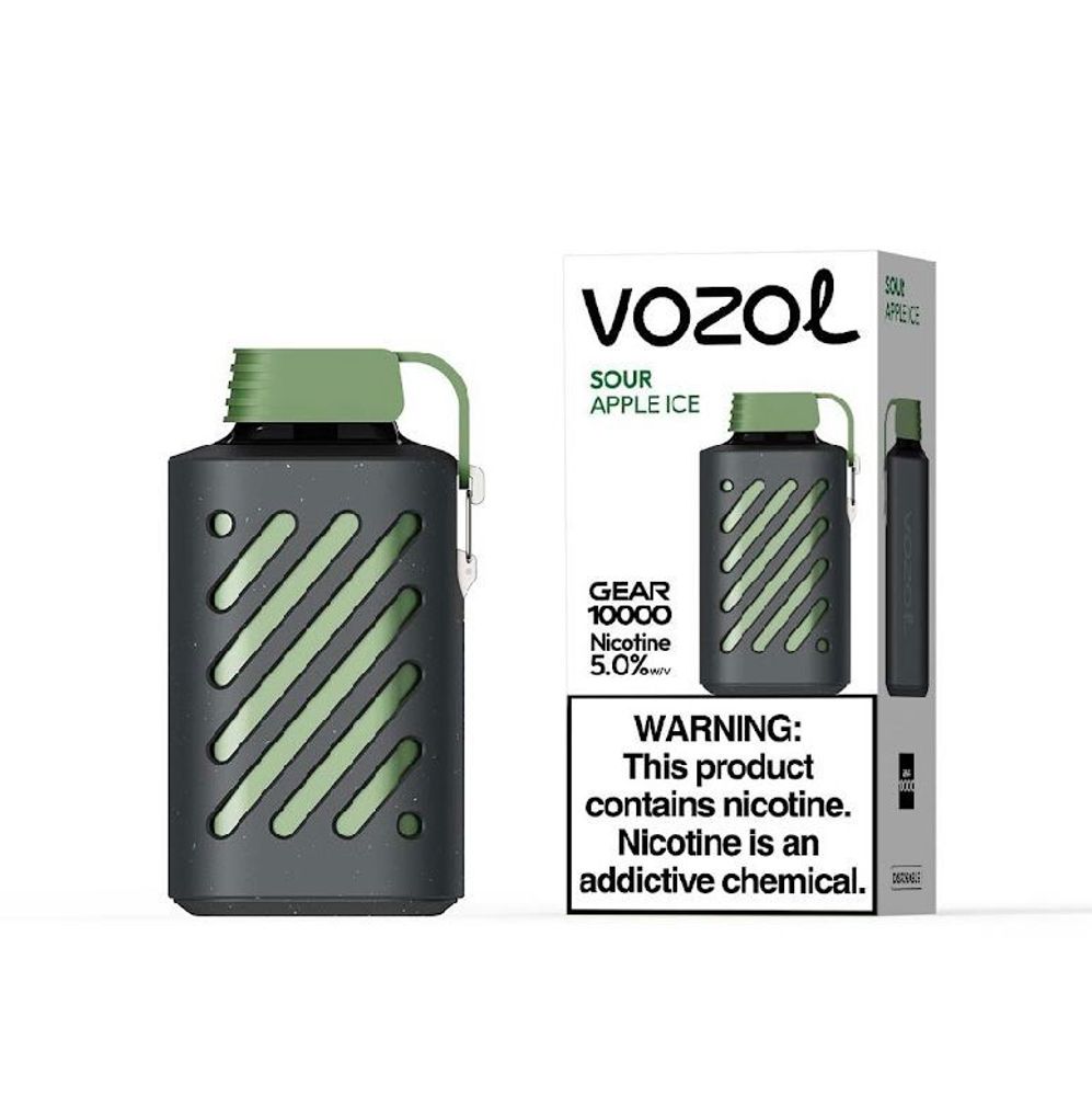 VOZOL GEAR 10000 - Sour Apple Ice (5% nic)