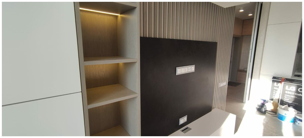 Полки настенные с подсветкой