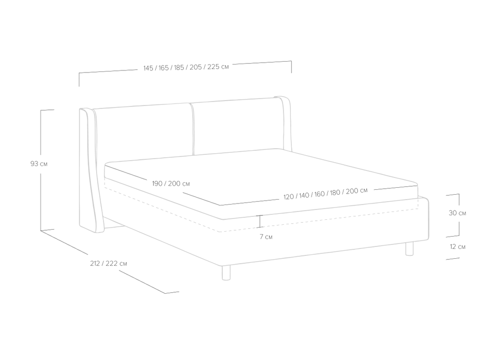 Кровать Barcelona
