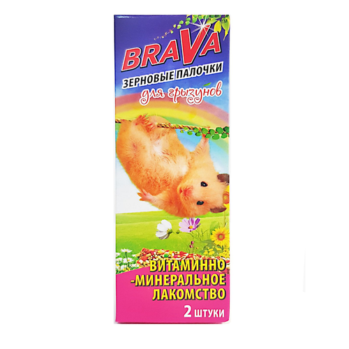 Brava лакомство для грызунов палочки