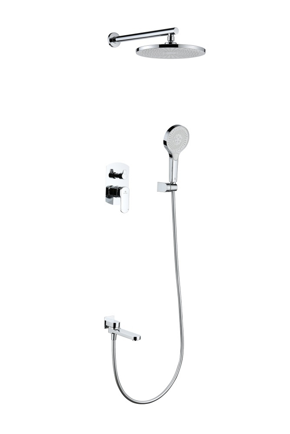 06165 Смеситель встраиваемый для душа с 3-функ. (ХРОМ) GANZER (6/1шт)