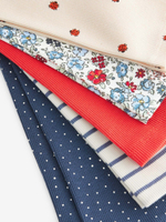 Легинсы для девочки Next 411-409, 5 шт., Бежевый, Синий, Красный