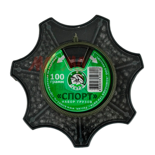 Набор грузил Три Кита Спорт - Дробь 0.2-0.7 гр (100 гр)