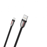 Кабель для iPhone HOCO U74 Grand QC 3.0 1,2 м в оплетке, 012704 Черный