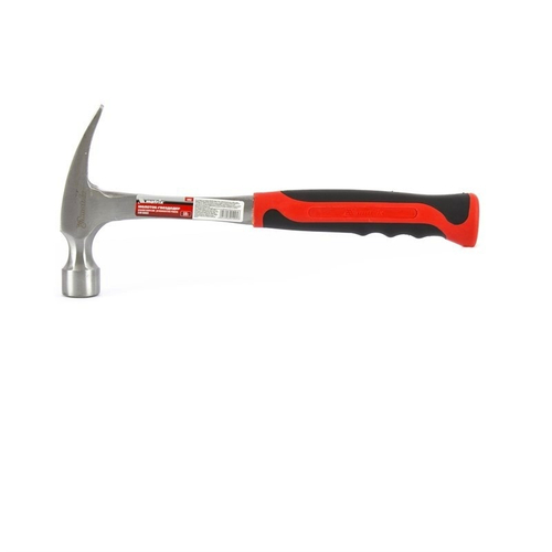 10463 Молоток-гвоздодер, 570 г, цельнометаллический, двухкомпонентная рукоятка// Matrix