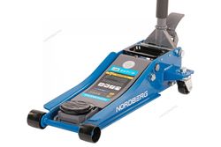 NORDBERG (N32032) Домкрат подкатной 3,2 т, супернизкий подхват, педаль