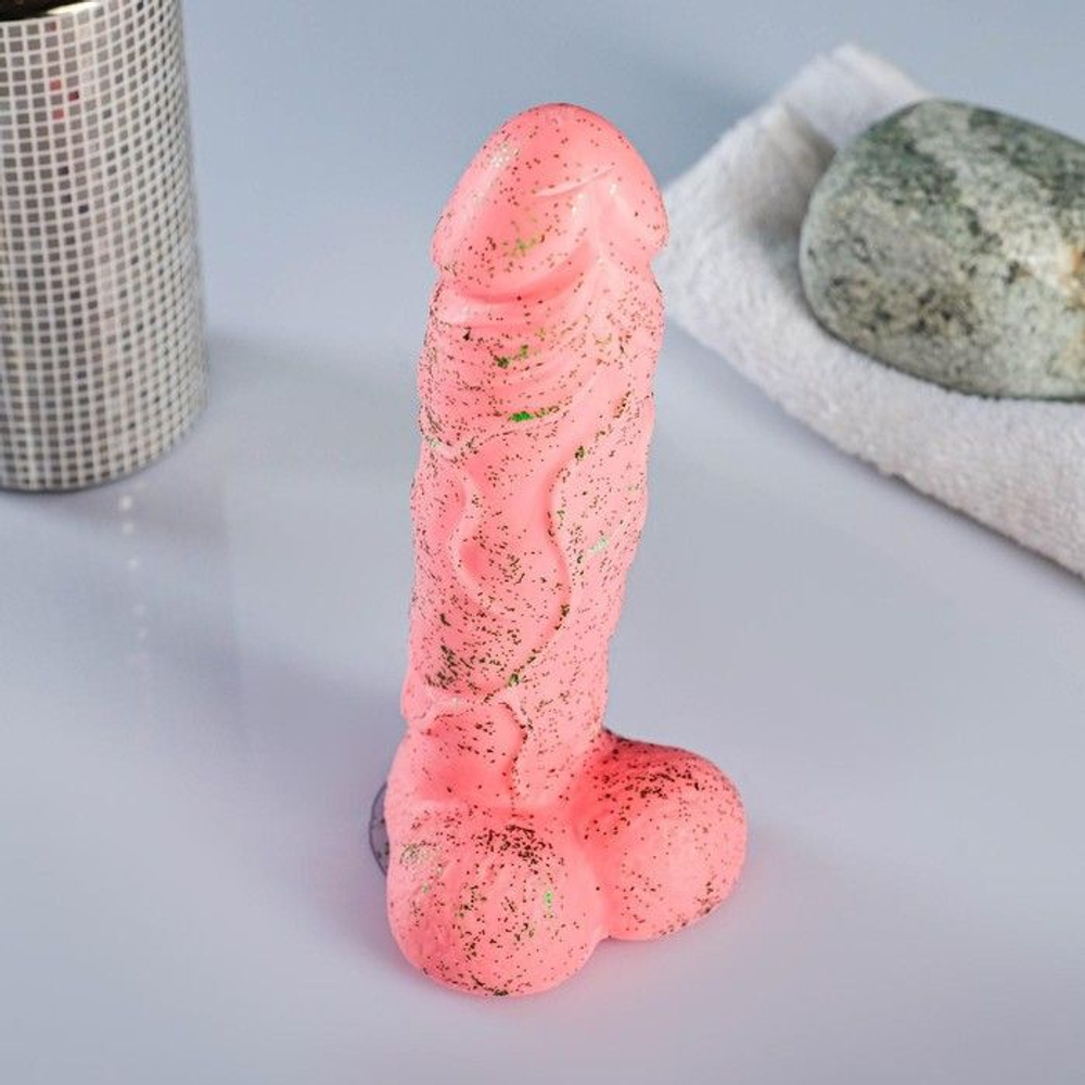 Фигурное мыло Только не в рот - 16 см. (Цвет: розовый)