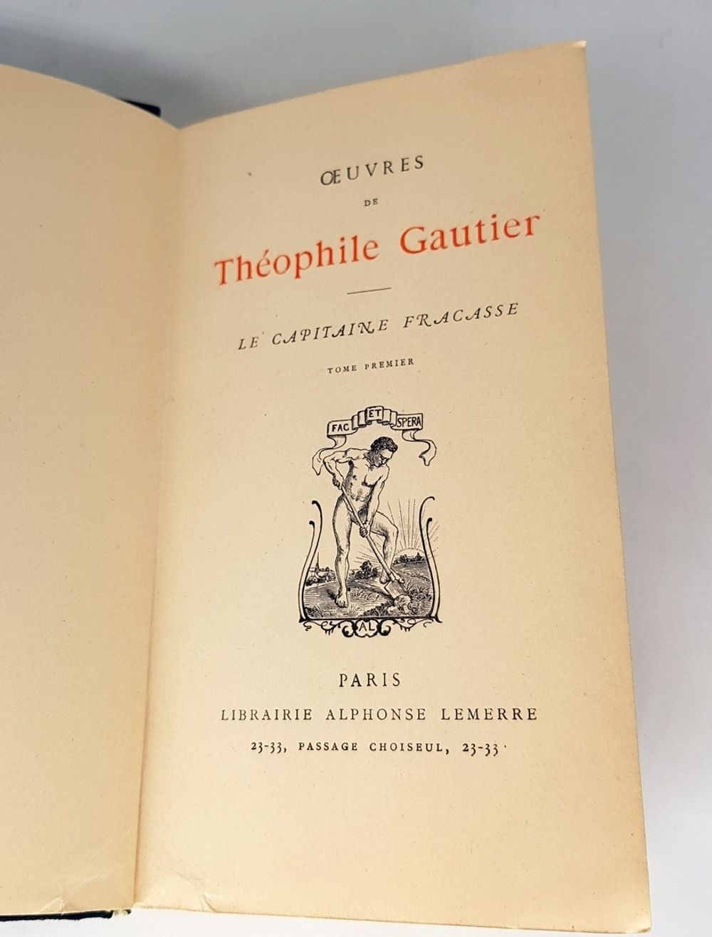 "Oeuvres de Alphonse Daudet, Oeuvres de Th.Gautier, Oeuvres de G.Flaubert (Творчество Альфонса Доде, Т. Готье, Г. Флобера)" 1930-1937 г.
