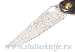 Нож Чебуркова Ворон Дамаск Карбон Премиумфотография - 2