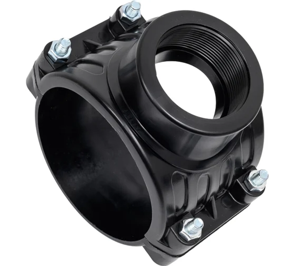 Седелка ПЭ 63 - 1 1/2" (4 болта) усил. POELSAN