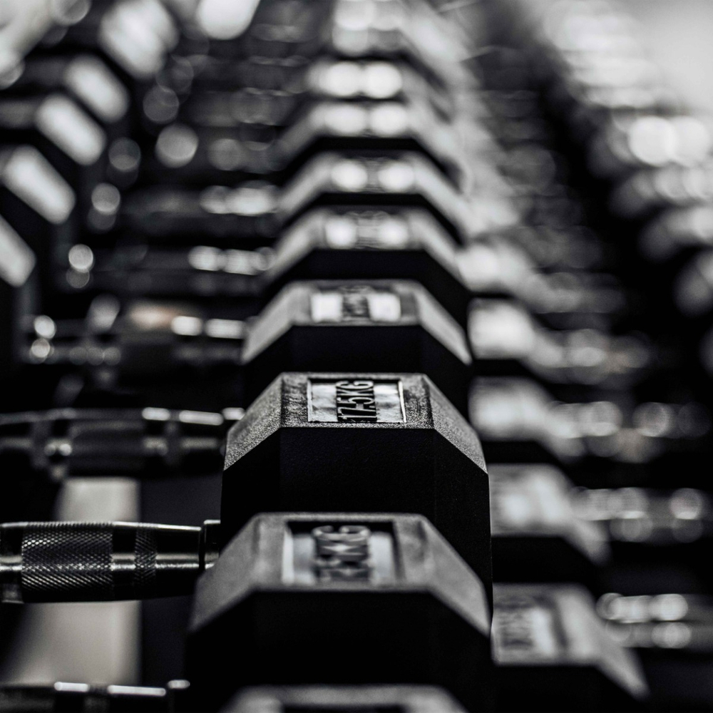 Гантель гексагональная обрезиненная PROFI-FIT 17,5 кг