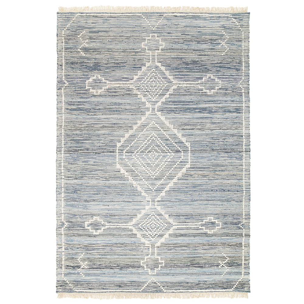 Ковер из шерсти и денима jammu из коллекции ethnic, 200х300см
