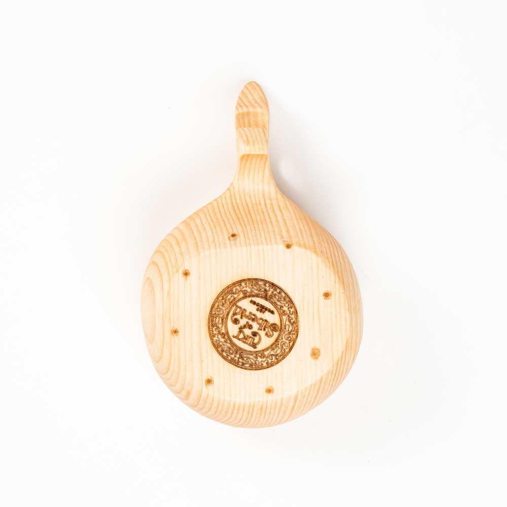 Деревянная кукса из кедра для напитков 150 мл. C67