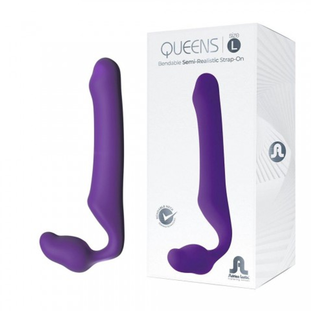Страпон безремневой Queens от Adrien Lastic, L, фиолетовый