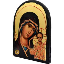 Казанская Богоматерь. Афонская икона под старину с мощевиком.