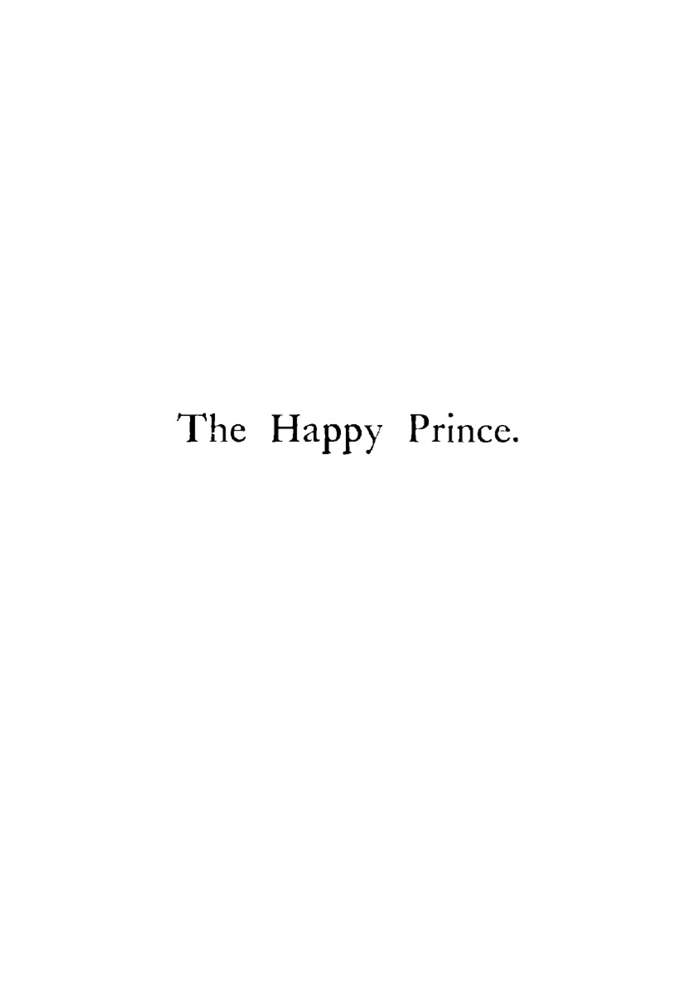 The happy prince and other tales | Оскар Уайльд
