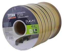 Уплотнитель Д40 черный 14х12мм ТИТАН