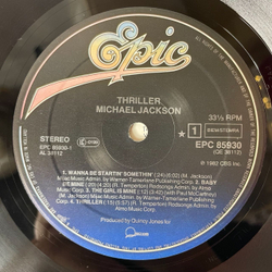 Винтажная виниловая пластинка LP Michael Jackson Thriller (Holland 1982) Billie Jean