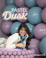 Шар 18" Голубой, Пастель ретро 140 Sp